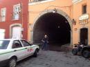 A tunnel in Guanajuato: Ron risking his life